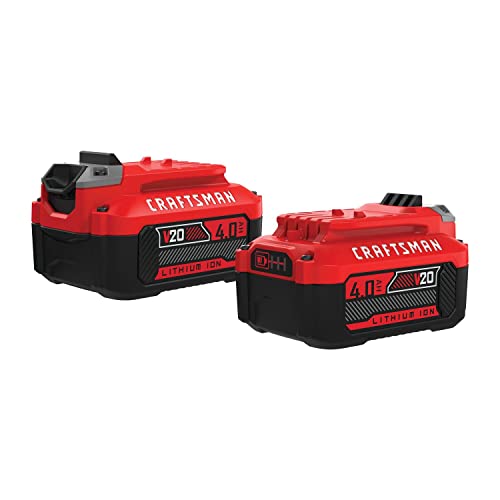 CRAFTSMAN V20 4Ah Lithium Ion Power Tool Battery 2-Pack