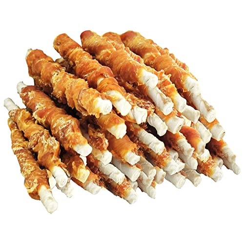 Rawhide Chicken Sticks Dog Treats, Pack of 40