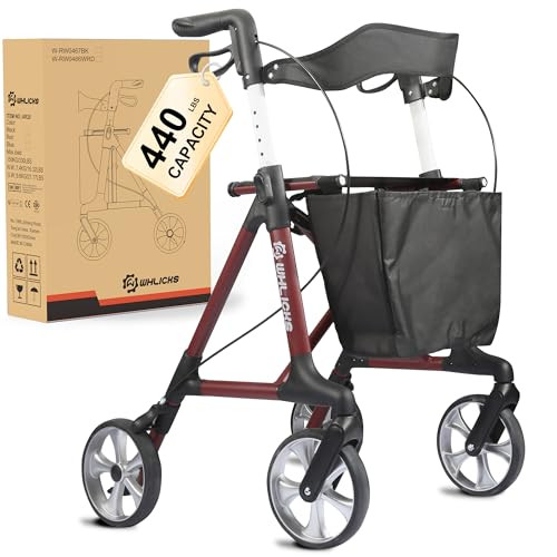 Foldable Rollator Walker for Seniors