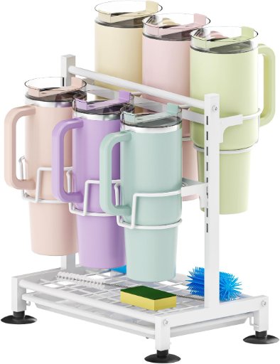 Tumbler Water Bottle Organizer Drying Rack