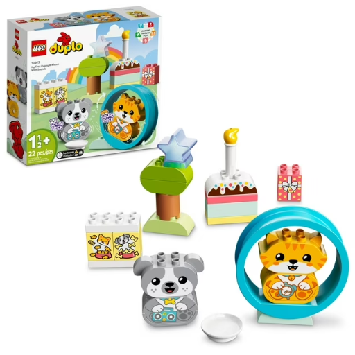 Lego Duplo My First Puppy & Kitten w/ Sounds Pet Toy