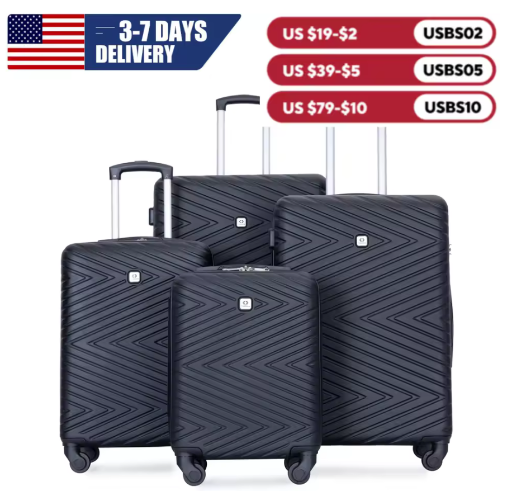 Travelhouse 4-Piece ABS Luggage Set