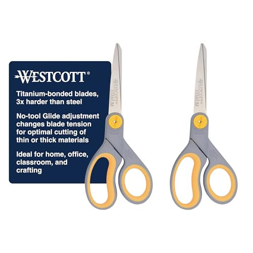 Westcott Straight Titanium Bonded Scissors