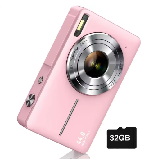 Digital Camera FHD 1080P Point and Shoot Camera with 16X Zoom