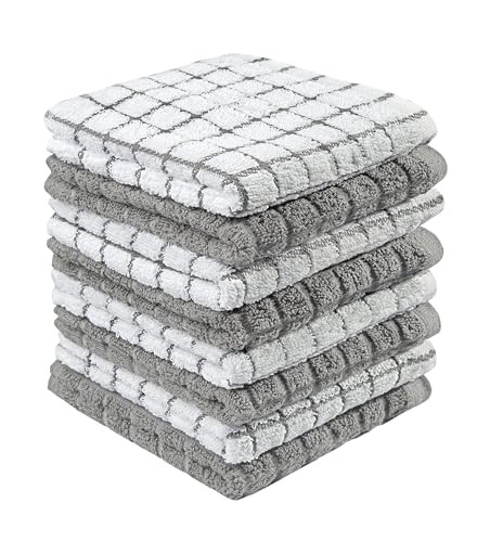 Premium Dish Cloths Set, 8 Pack