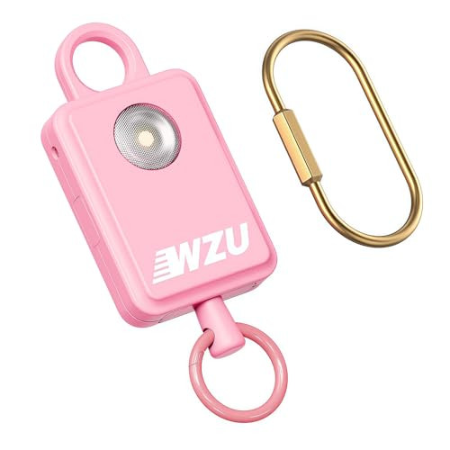 WZU Recordable & Rechargeable FCC Certified Self Defense Alarm W/2 Emergency Modes