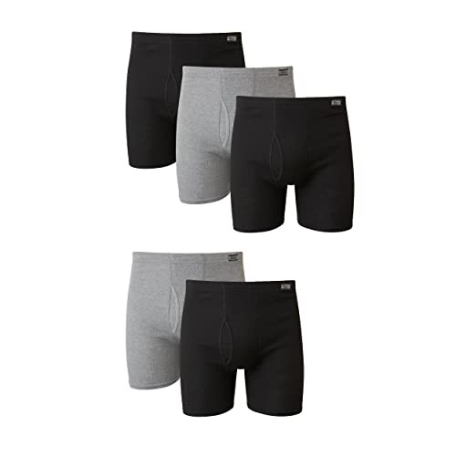 Hanes Men's Tagless Boxer Briefs 5 Pack