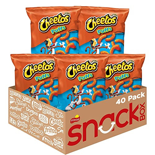 Cheetos Puffs Cheese Flavored Snacks 40-Pack