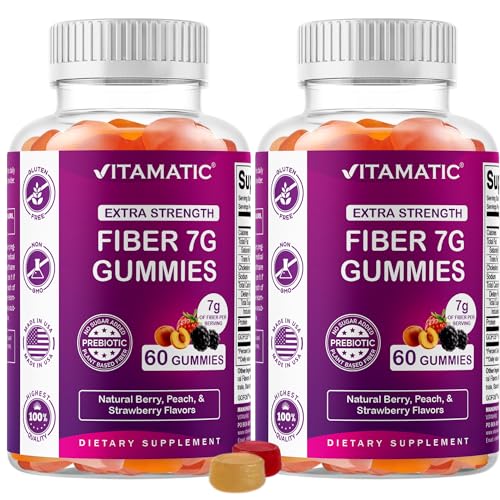 Vitamatic Prebiotic Fiber Gummies for Adults 90 Count Deal