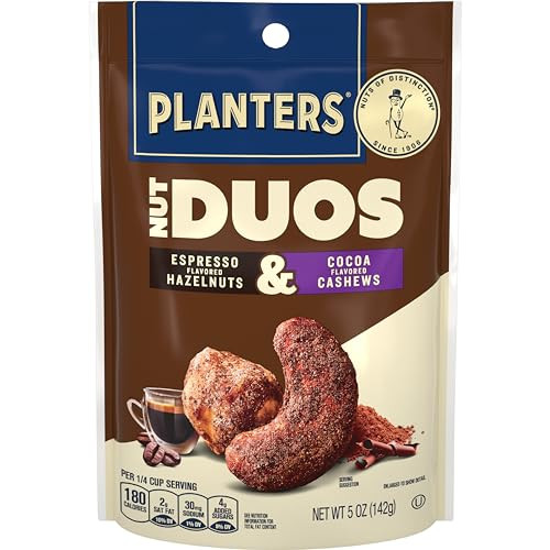 Planters Nut Duos (Cocoa Cashews and Espresso Hazelnuts)