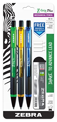 Zebra Pen Z-Grip Plus Mechanical Pencil 3-Pack 0.7mm Deal