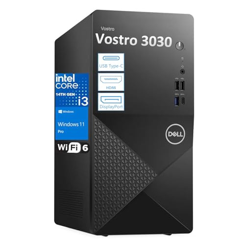 Dell Tower PC Desktop with 14th Gen Intel Core i3