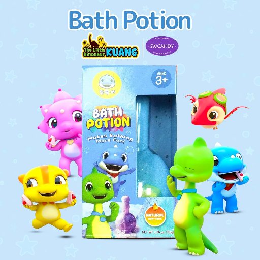 SWCANDY 6 Pack Fun Bath Time Bathtub Colorful Bubble Foam