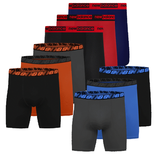 New Balance Men's Performance Boxer Briefs 9-Pack