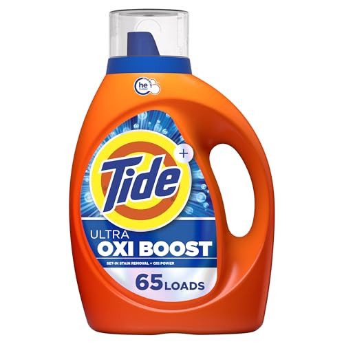 Tide Ultra Oxi Boost Liquid Laundry Detergent, 92 Fl. Oz.