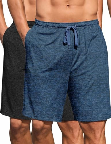 COOFANDY Men’s 2 Pack Shorts with Pockets