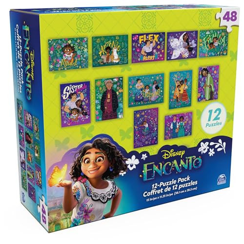 Spin Master Games Disney Encanto 12-Pack Puzzles