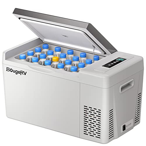 BougeRV 12V, 23 Qt., Portable Car Refrigerator