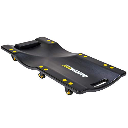 Omega Plastic Blow Molded Ergonomic HDPE Mechanic Creeper