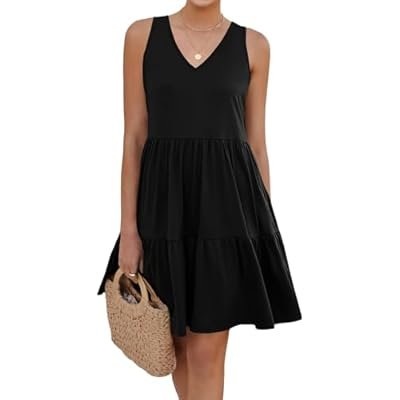 Eayouko Women's V Neck Summer Dresses