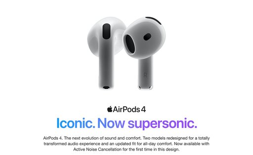 Apple AirPods 4 Wireless Earbuds