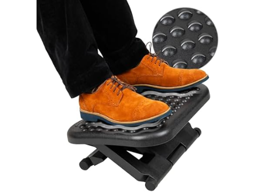 Mind Reader Ergonomic Adjustable Under Desk Foot Rest