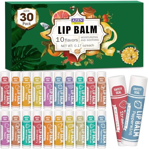 30-Pack Natural Lip Balms