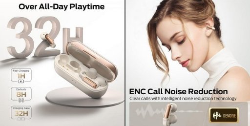 Monster Bluetooth Wireless Earbuds W/32H Playtime