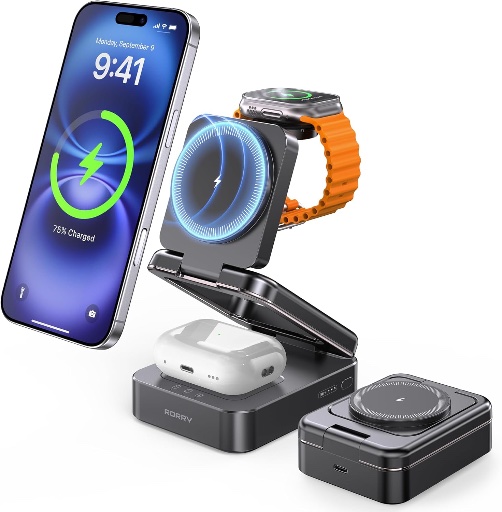 RORRY 3-in-1 Charging Station 10000mAh