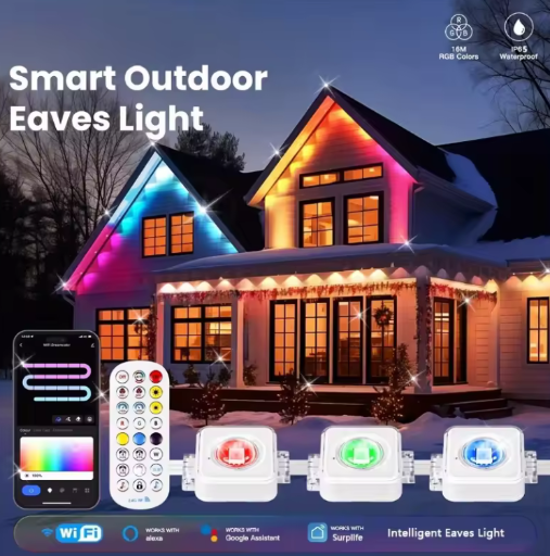 Smart RGBIC Outdoor String Lights