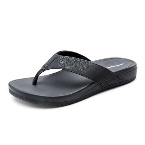 Bruno Marc Men's Cushion Footbed Flip Flops