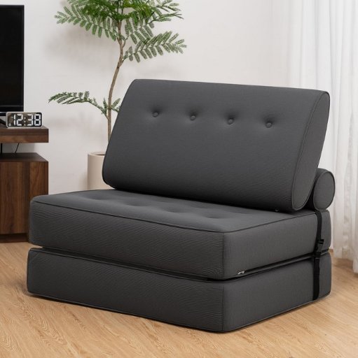 Hommpa Twin Size Convertible Sofa Bed W/Pillow