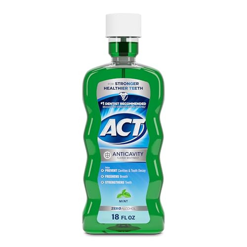 ACT Anticavity Zero Alcohol Fluoride Mouthwash