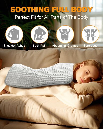 LANVA Heating Pad W/10 Heat Settings