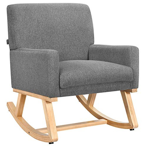 Giantex Upholstered Rocking Chair