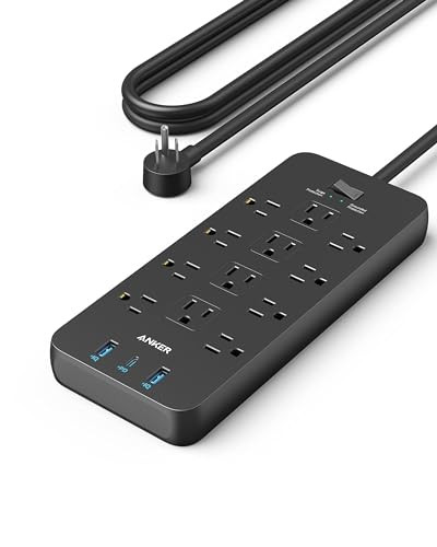 Anker 5' Surge Protector Power Strip