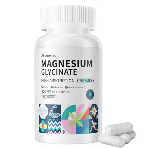 Magnesium Glycinate Chelated for Absorption, 180 Capsules