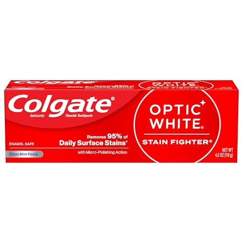 Colgate Optic White Stain Fighter Whitening Toothpaste