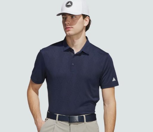 Adidas Men's Ultimate365 Micro Texture Polo Shirt