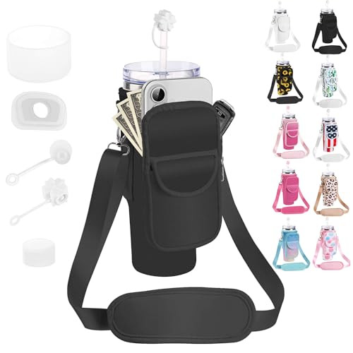 30/40 oz Tumbler Holder Bag with Big Phone Pocket