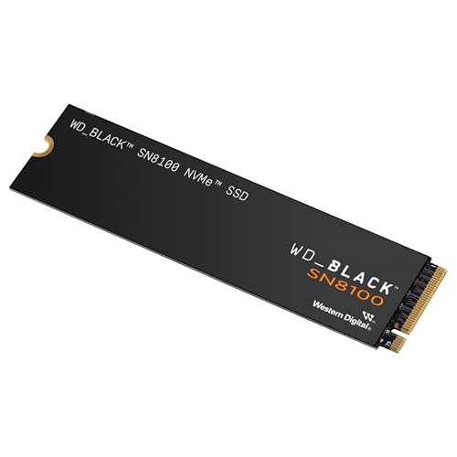 WD Black SN8100 Gen 5 PCIe 5.0x4 M.2 2280 NVMe Internal SSD