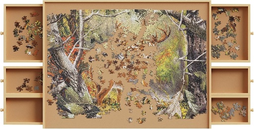 Redipo Wooden Puzzle Table