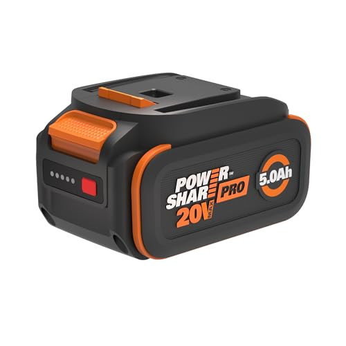WORX 20V 5.0 Ah PowerShare Pro Lithium-ion Battery