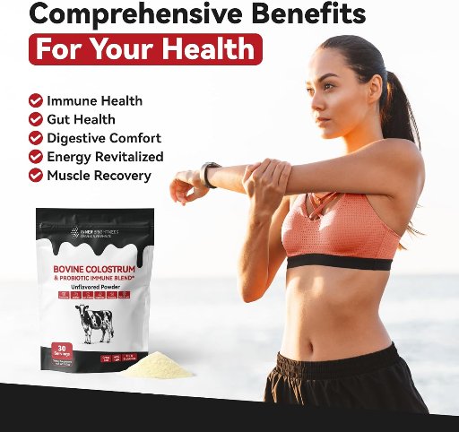 Inner Brightness Colostrum Supplement Unflavored Powder, 30 Servings