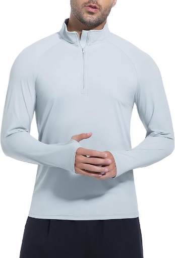 SILKWORLD Men’s Quick Dry UPF 50+ Sun Protection Shirts