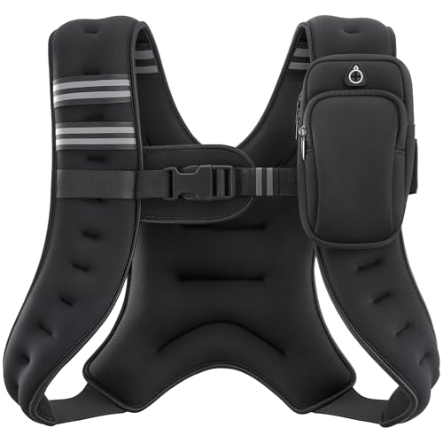 ZELUS Weighted Vest with Reflective Stripe 8 lb