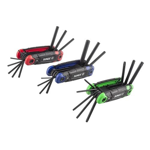 Sunex Tools 25-Piece Folding Hex Key Set