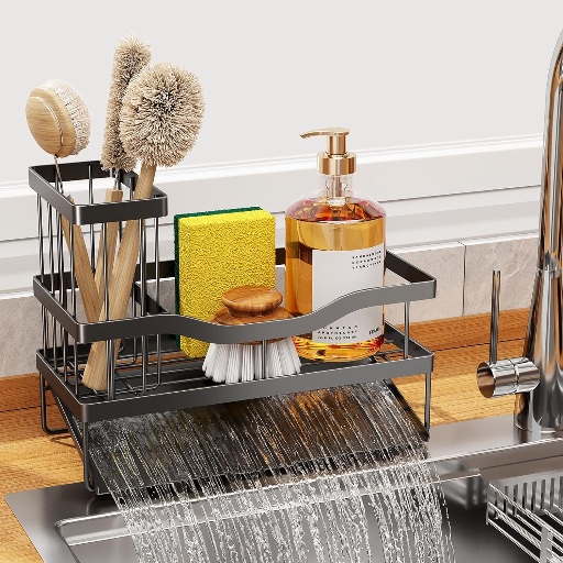 Stainless Steel Countertop Sink Organizer Caddy 