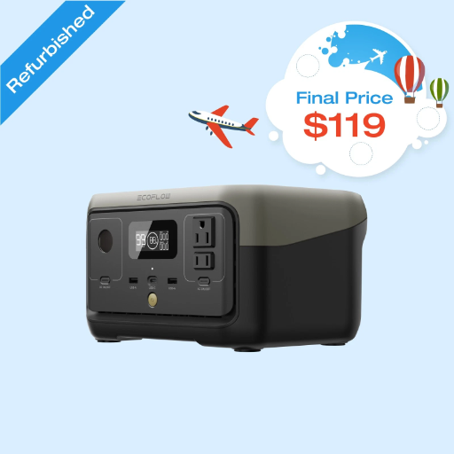 EcoFlow RIVER 2 Portable Power Station Refurbished