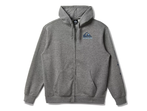 Quiksilver Men's Comp Logo Zip Fleece Sweatshirt